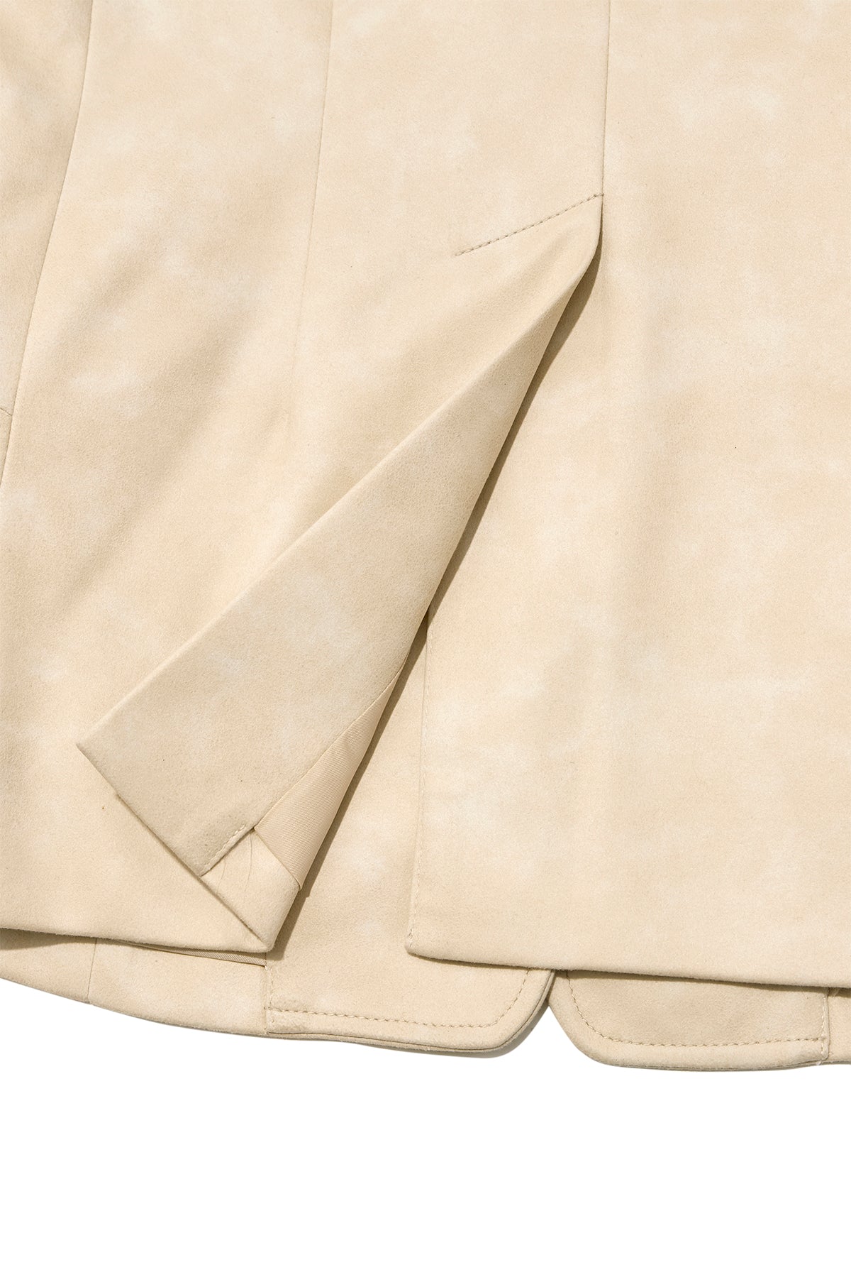 Matin Kim - Washed Matt Leather Single Blazer (Light Beige) product image 6 | TRAB K-Fashion Australia