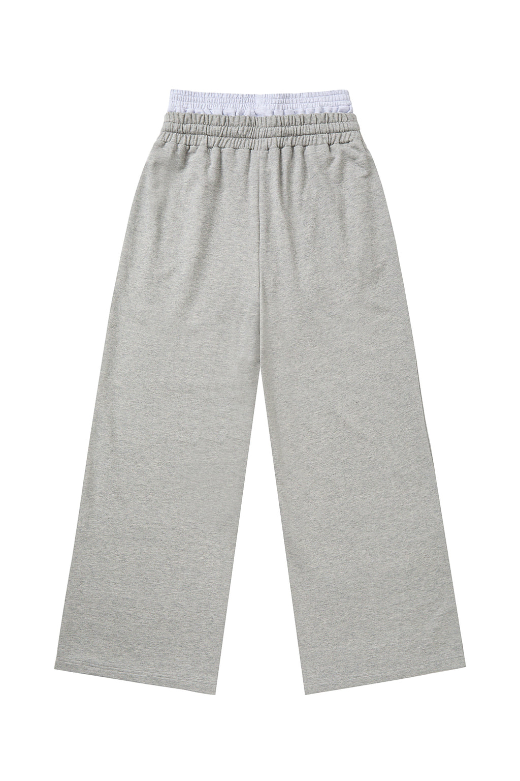 Deinet - Layered 2 Graphic Sweatpants (Melange Grey) product image 8 | TRAB K-Fashion Australia