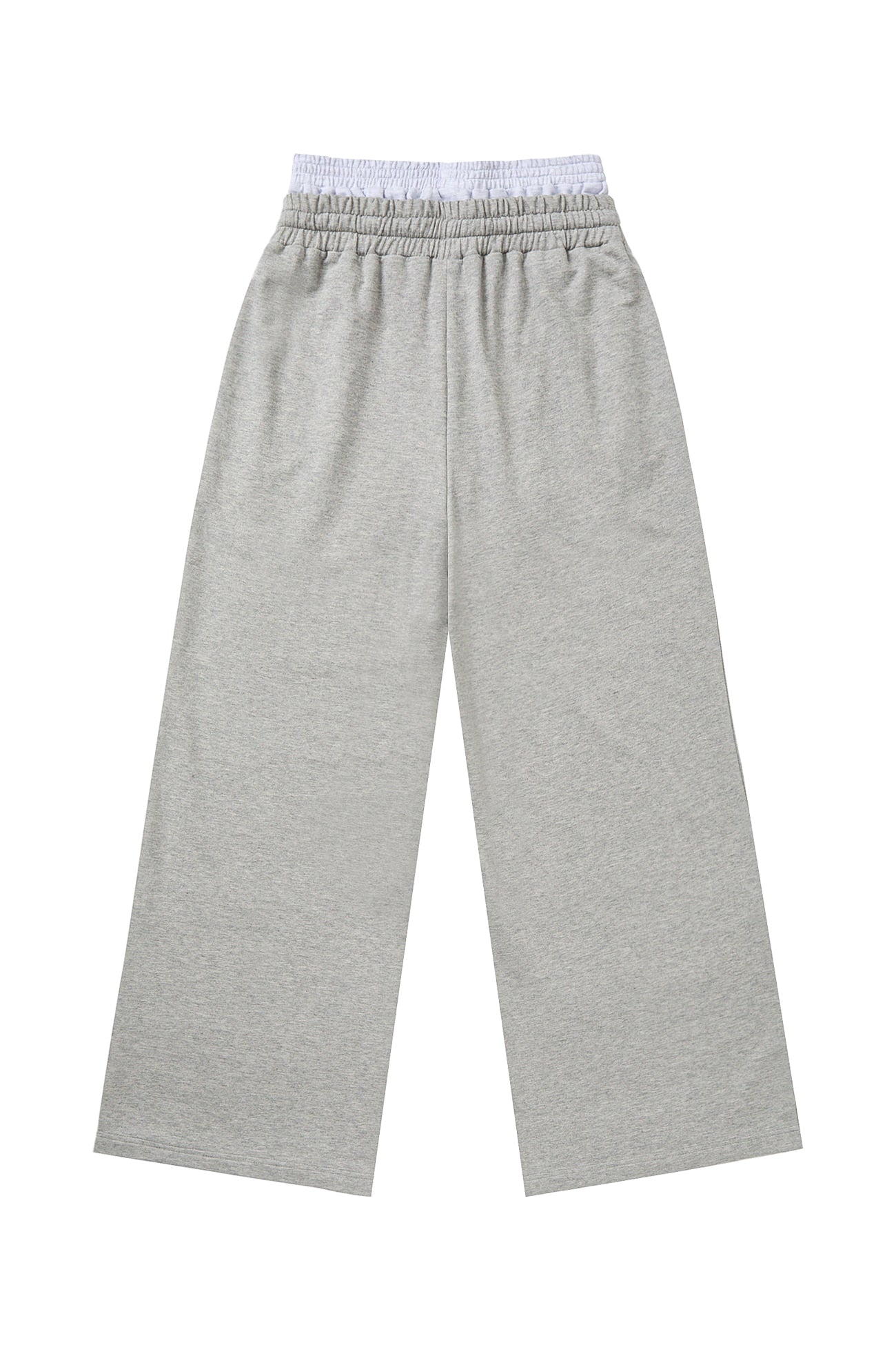 Deinet - Layered 2 Graphic Sweatpants (Melange Grey) product image 8 | TRAB K-Fashion Australia