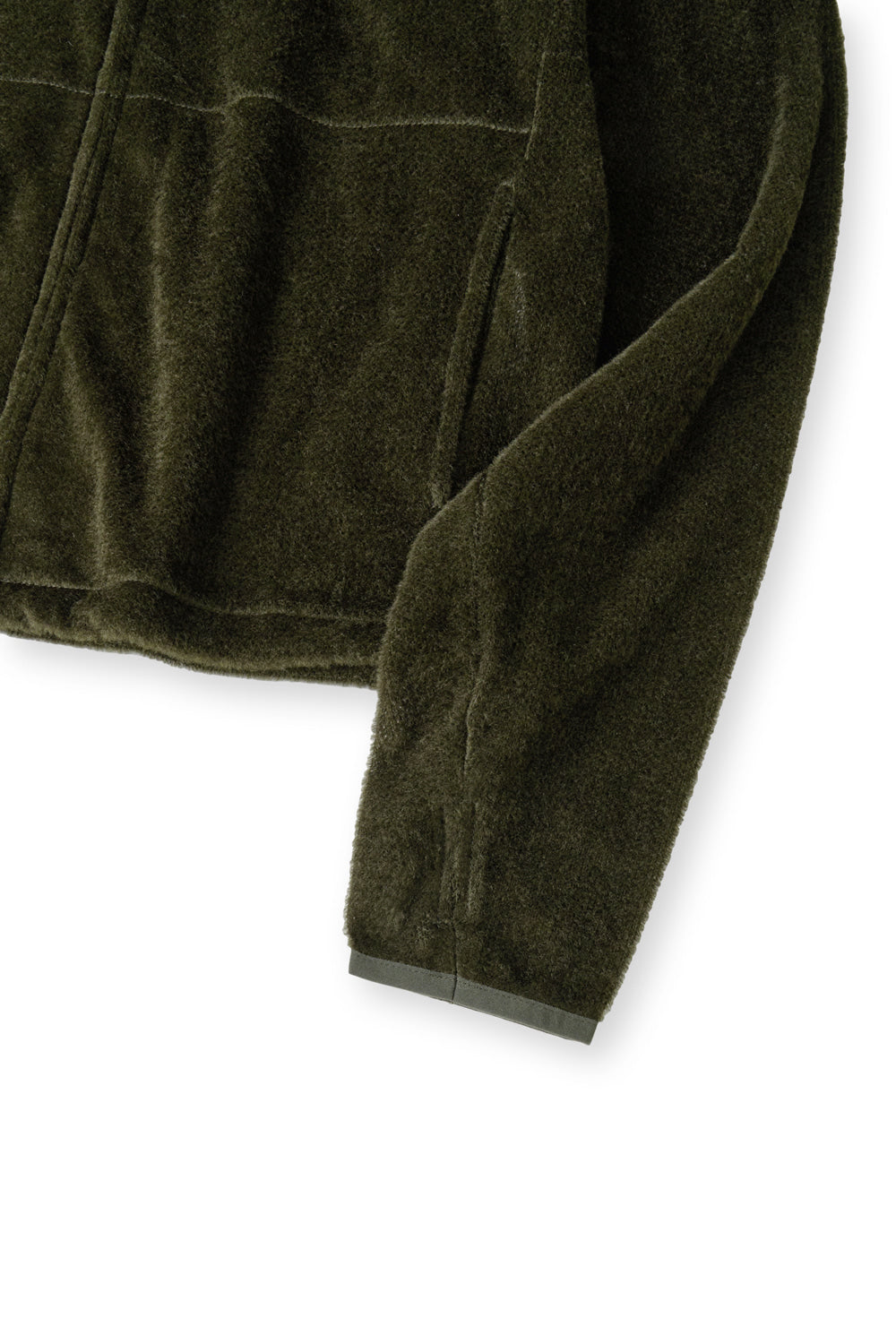Hatchingroom - Fuzzy Mesh Hoodie (Khaki) product image 5 | TRAB K-Fashion Australia