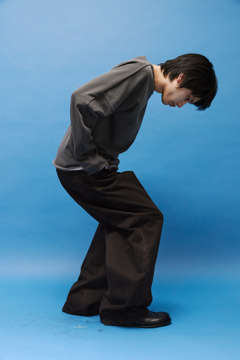 Hatchingroom - Wide Curve Jeans (Bleached Black) product image 9 | TRAB K-Fashion Australia