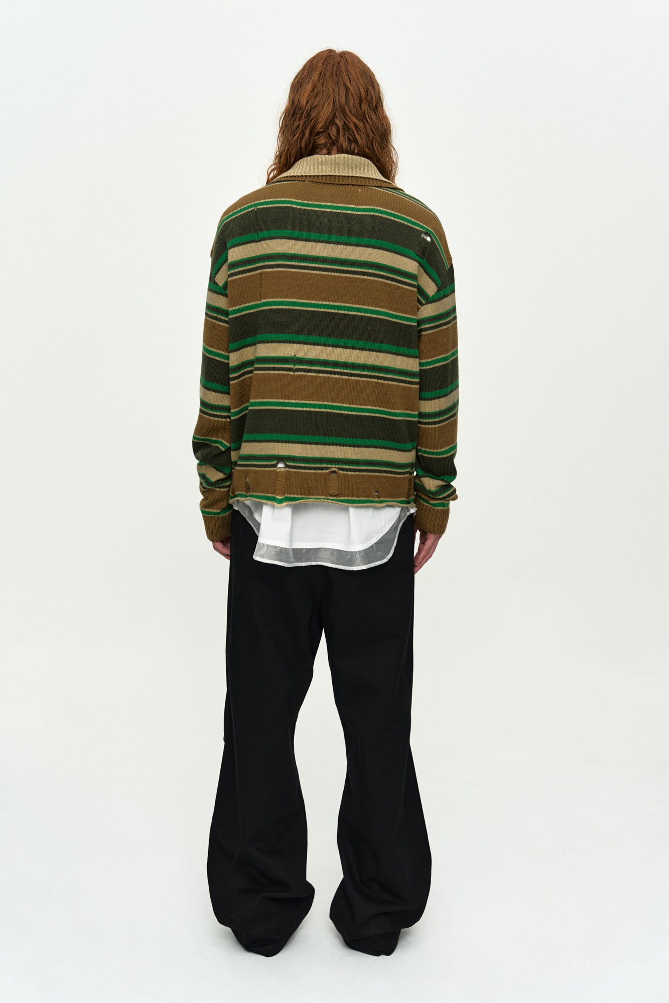 Andersson Bell - Double Waistband Wide-Leg Trousers (Black) product image 4 | TRAB K-Fashion Australia