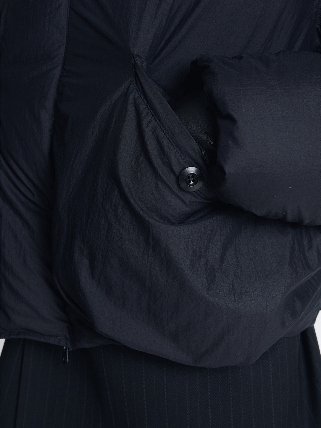 Tonywack - Shearling Collar Puffer Blouson (Black) product image 8 | TRAB K-Fashion Australia