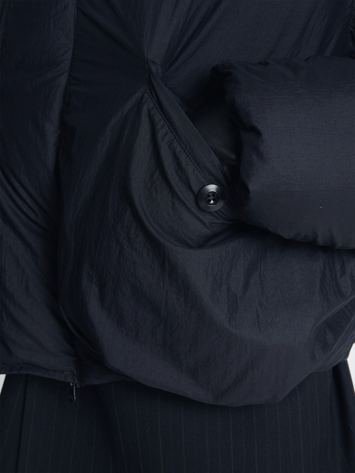 Tonywack - Shearling Collar Puffer Blouson (Black) product image 8 | TRAB K-Fashion Australia