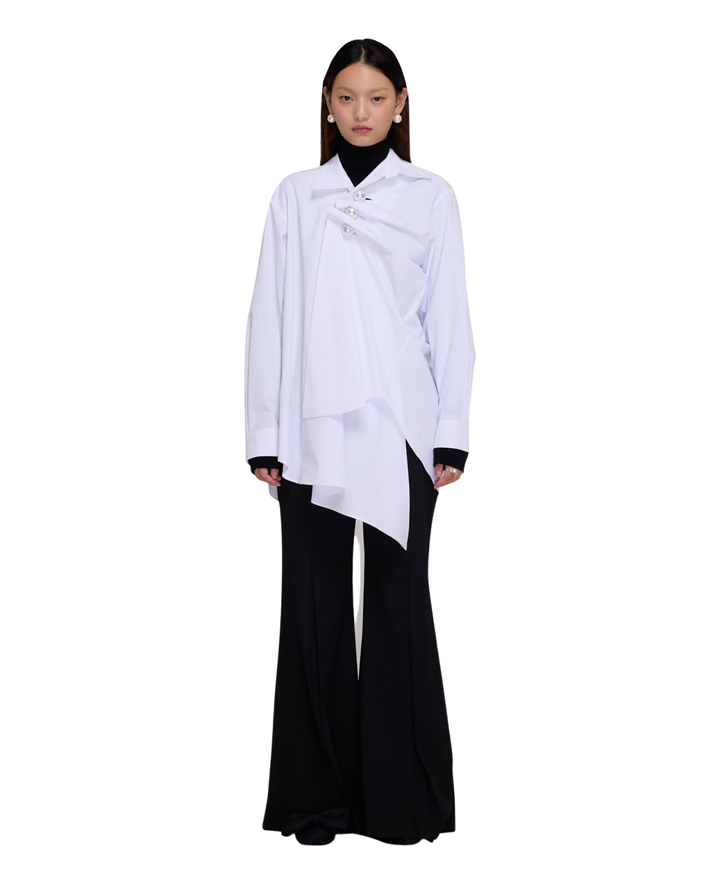 Kimhe Kim - Venus Shirt (White) product image 1 | TRAB K-Fashion Australia