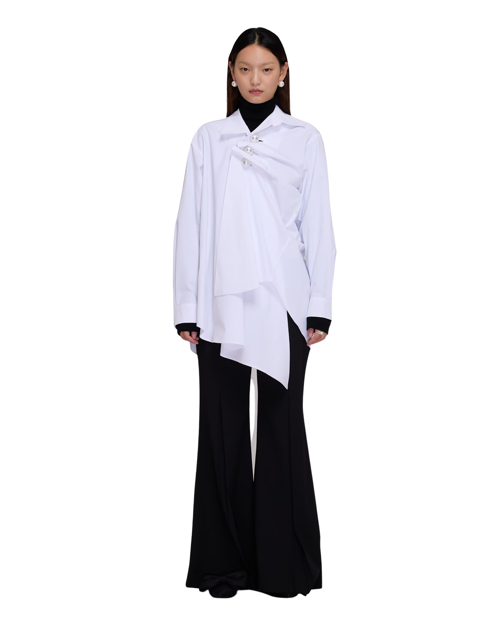 Kimhe Kim - Venus Shirt (White) product image 1 | TRAB K-Fashion Australia