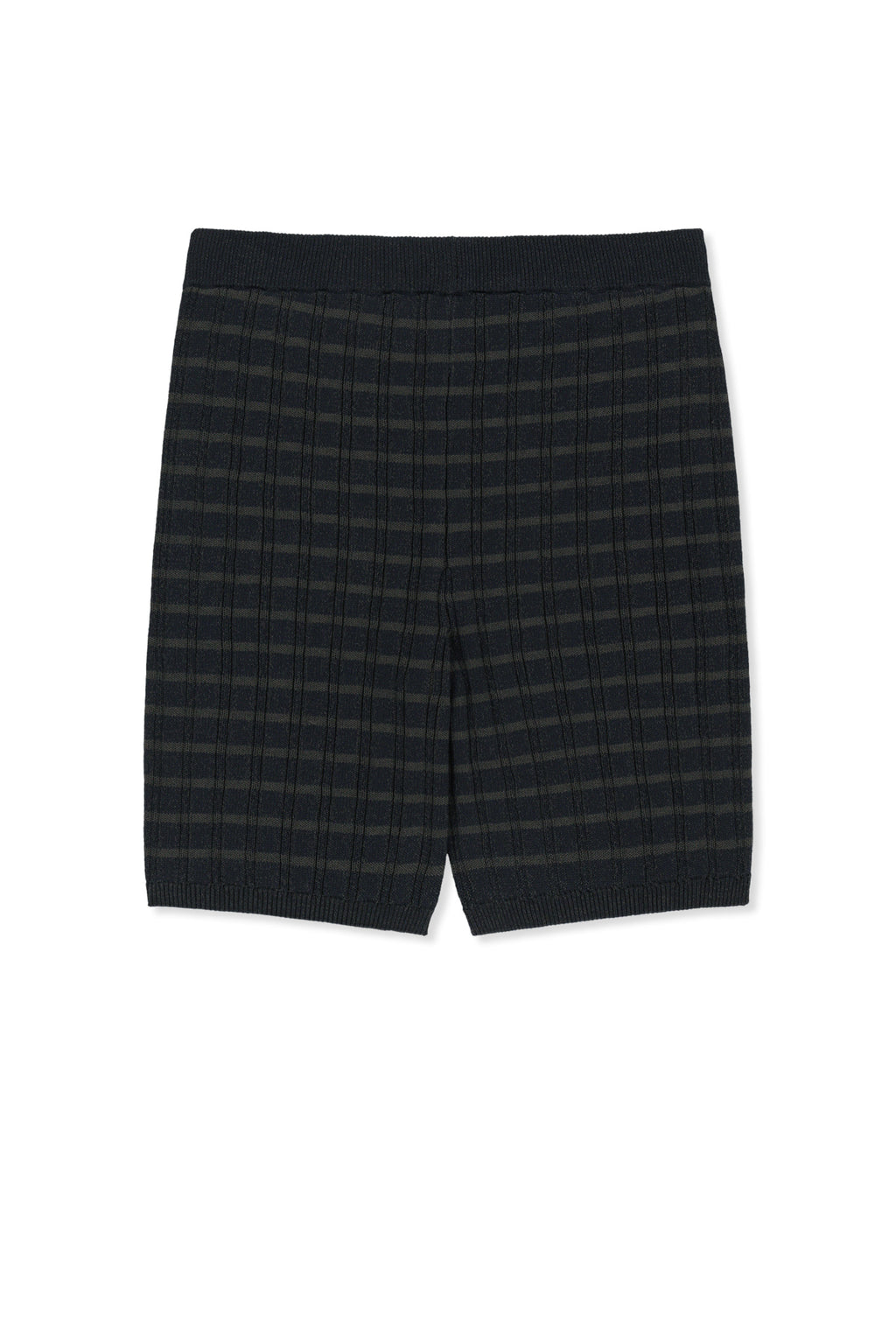 Matin Kim - Stripe Knit Shorts (Navy) product image 2 | TRAB K-Fashion Australia