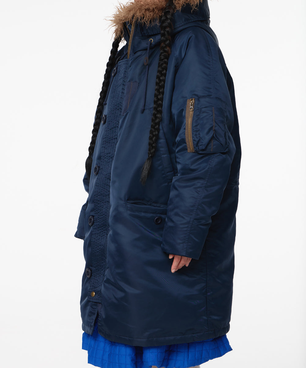 Coyseio - Hooded Field Down Jacket (Navy) product image 5 | TRAB K-Fashion Australia