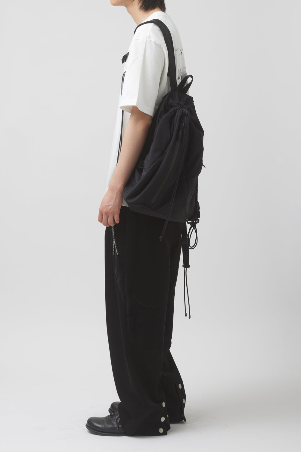 Hatchingroom - String Backpack Nylon (Black) product image 13 | TRAB K-Fashion Australia