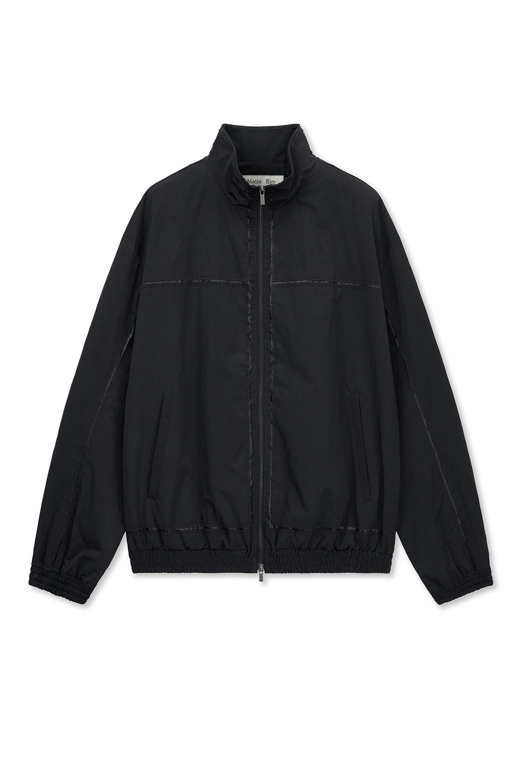 Matin Kim - Embroidery Back Logo Jumper (Black) product image 1 | TRAB K-Fashion Australia