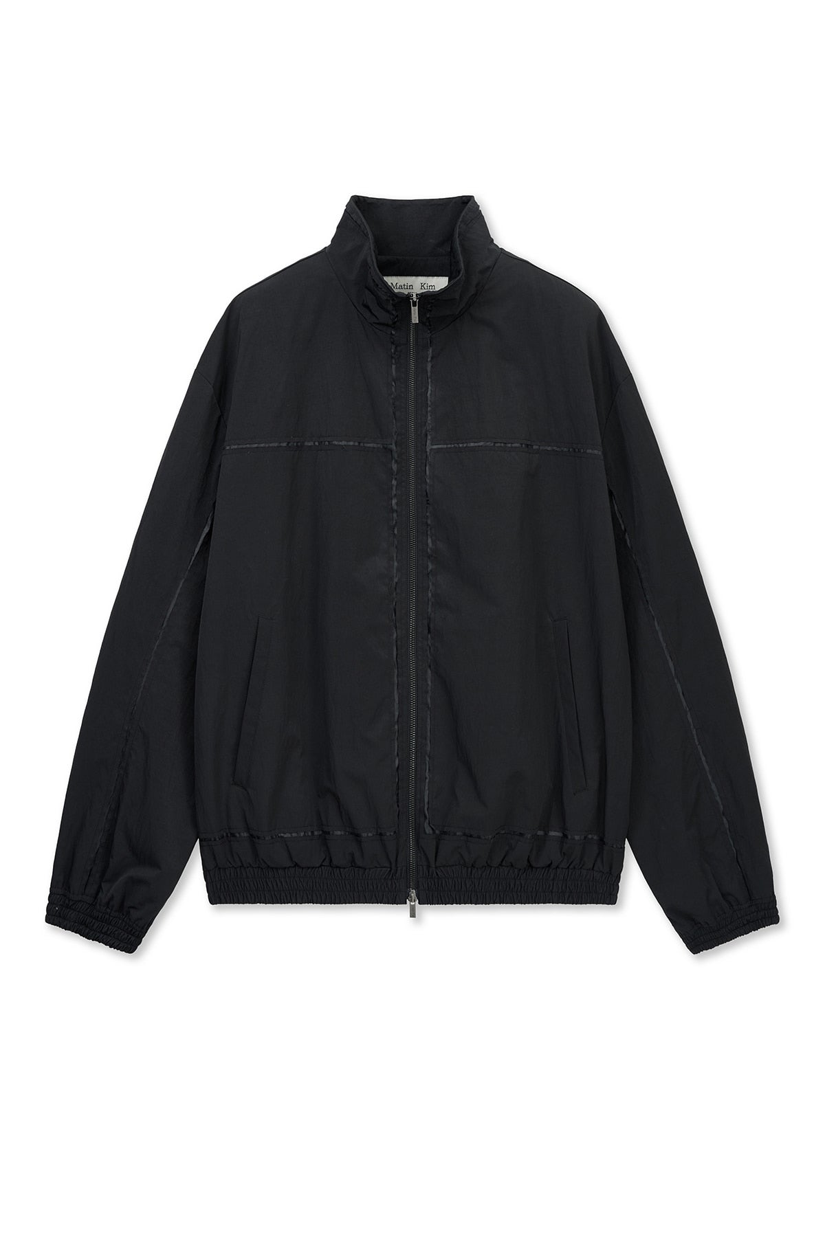 Matin Kim - Embroidery Back Logo Jumper (Black) product image 1 | TRAB K-Fashion Australia