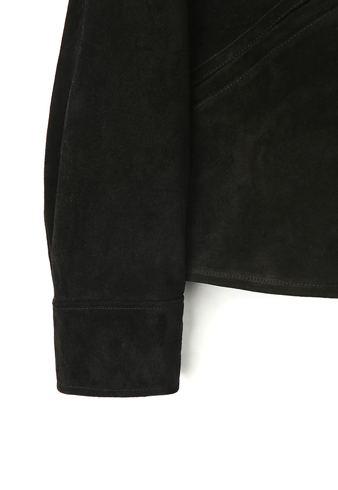 Art if acts - Suede 60's Sports Jacket (Black) product image 8 | TRAB K-Fashion Australia