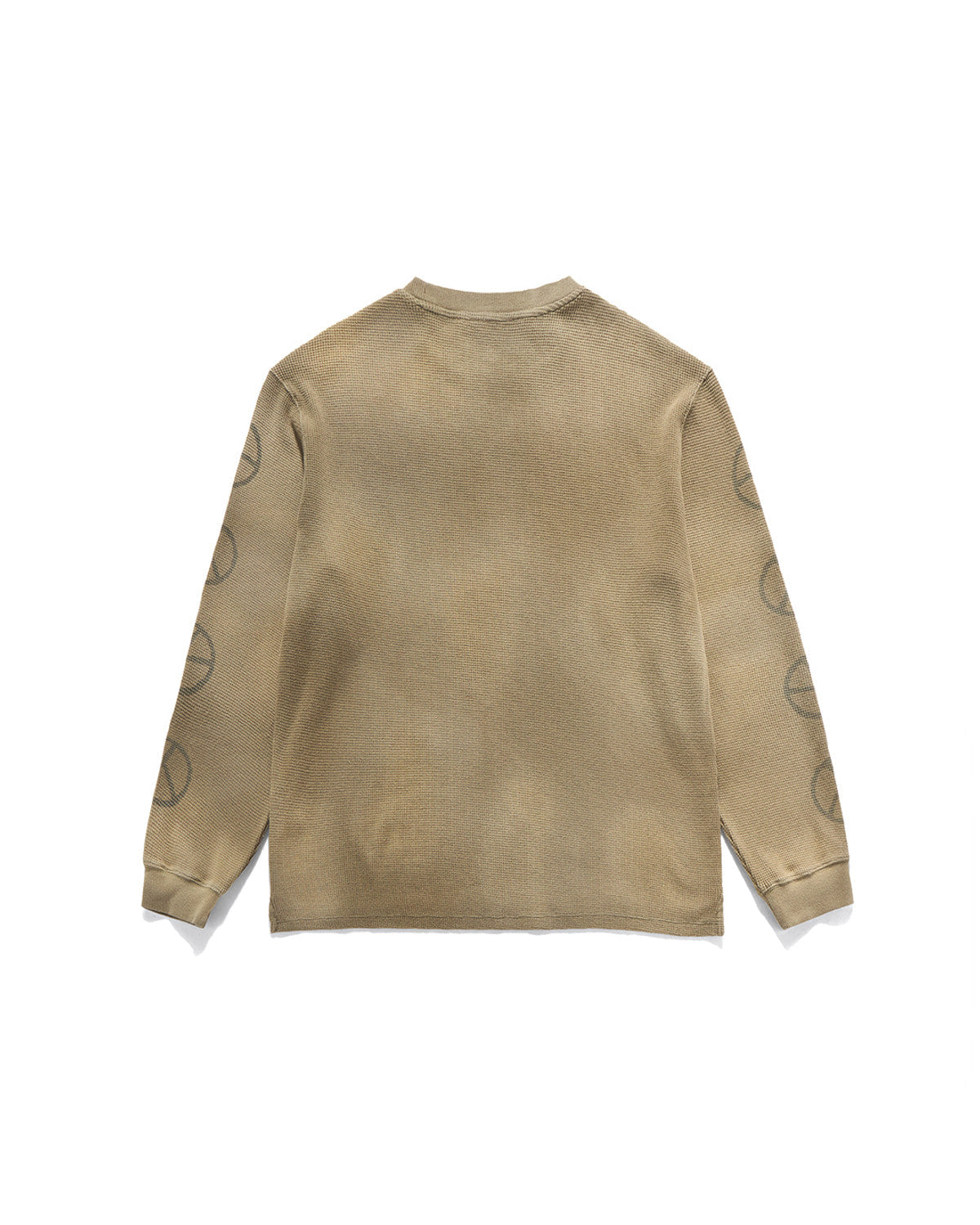 Eastlogue - Bleached Peace Symbol L.s T-shirts (L.olive) product image 7 | TRAB K-Fashion Australia