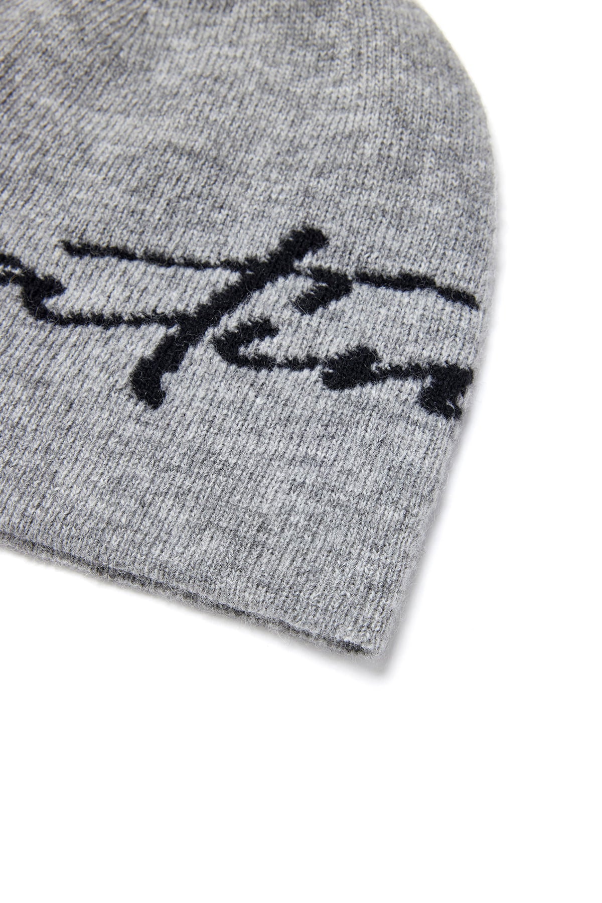 Matin Kim - Matin Logo Script Beanie (Grey) product image 4 | TRAB K-Fashion Australia