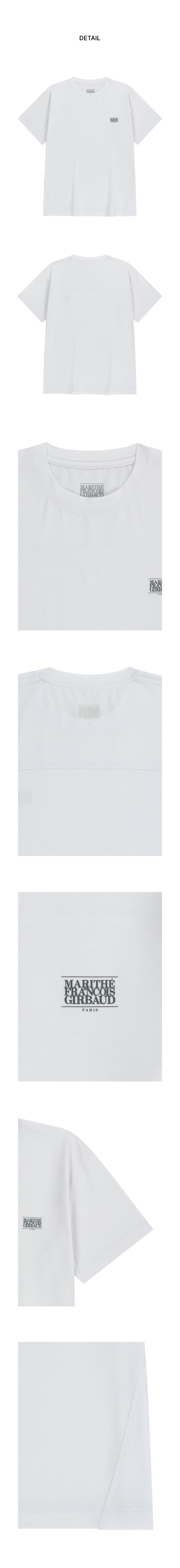 Marithe & Francois Girbaud - Marithe Sport Classic Logo Tee (White) product image 6 | TRAB K-Fashion Australia