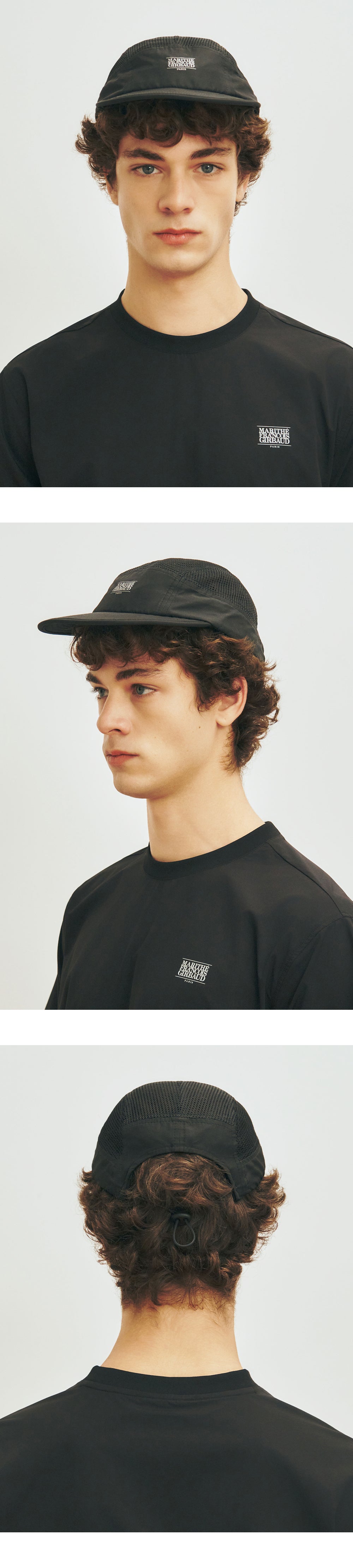 Marithe & Francois Girbaud - Marithe Sport Flexible Camp Cap (Black) product image 6 | TRAB K-Fashion Australia