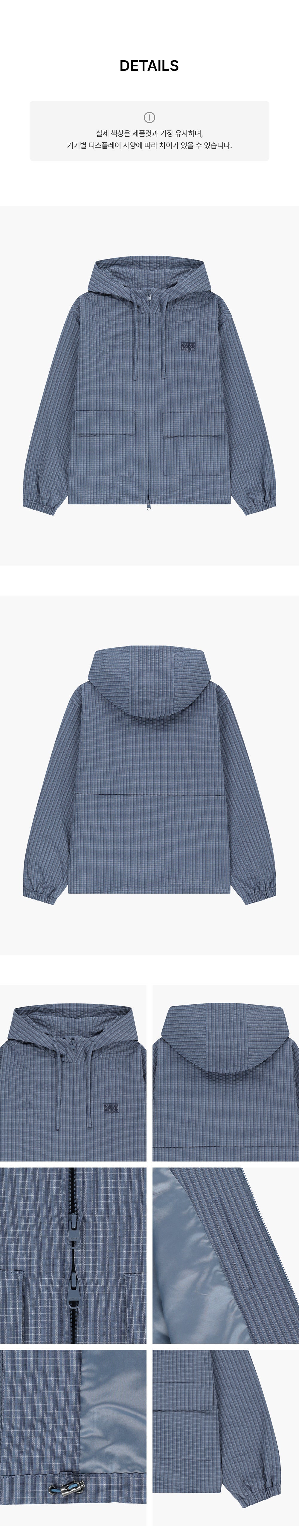 Marithe & Francois Girbaud - Outpocket Hooded Wind Jacket (Blue) product image 6 | TRAB K-Fashion Australia