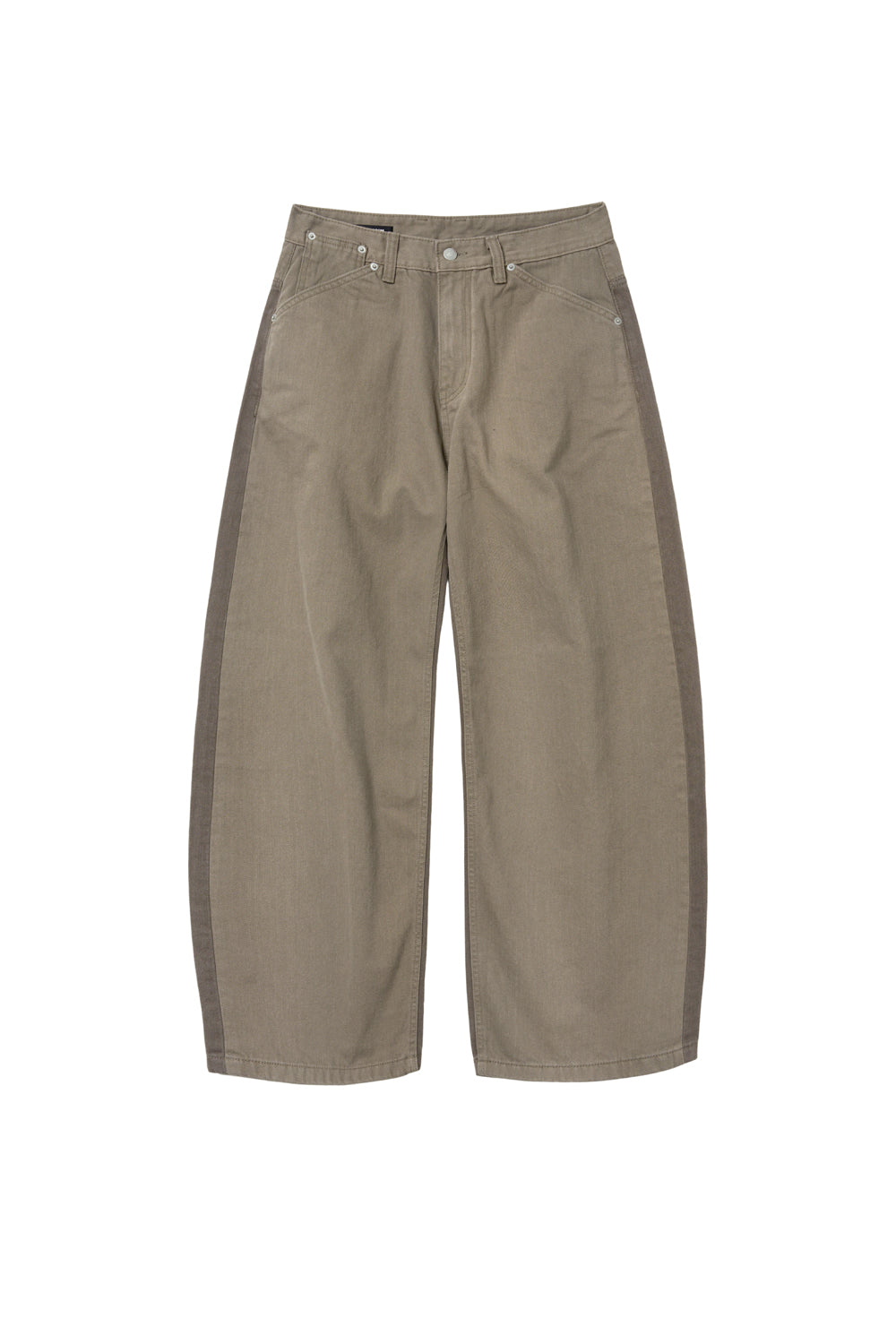 Hatchingroom - Two Face Regular Jeans (Beige) product image 1 | TRAB K-Fashion Australia