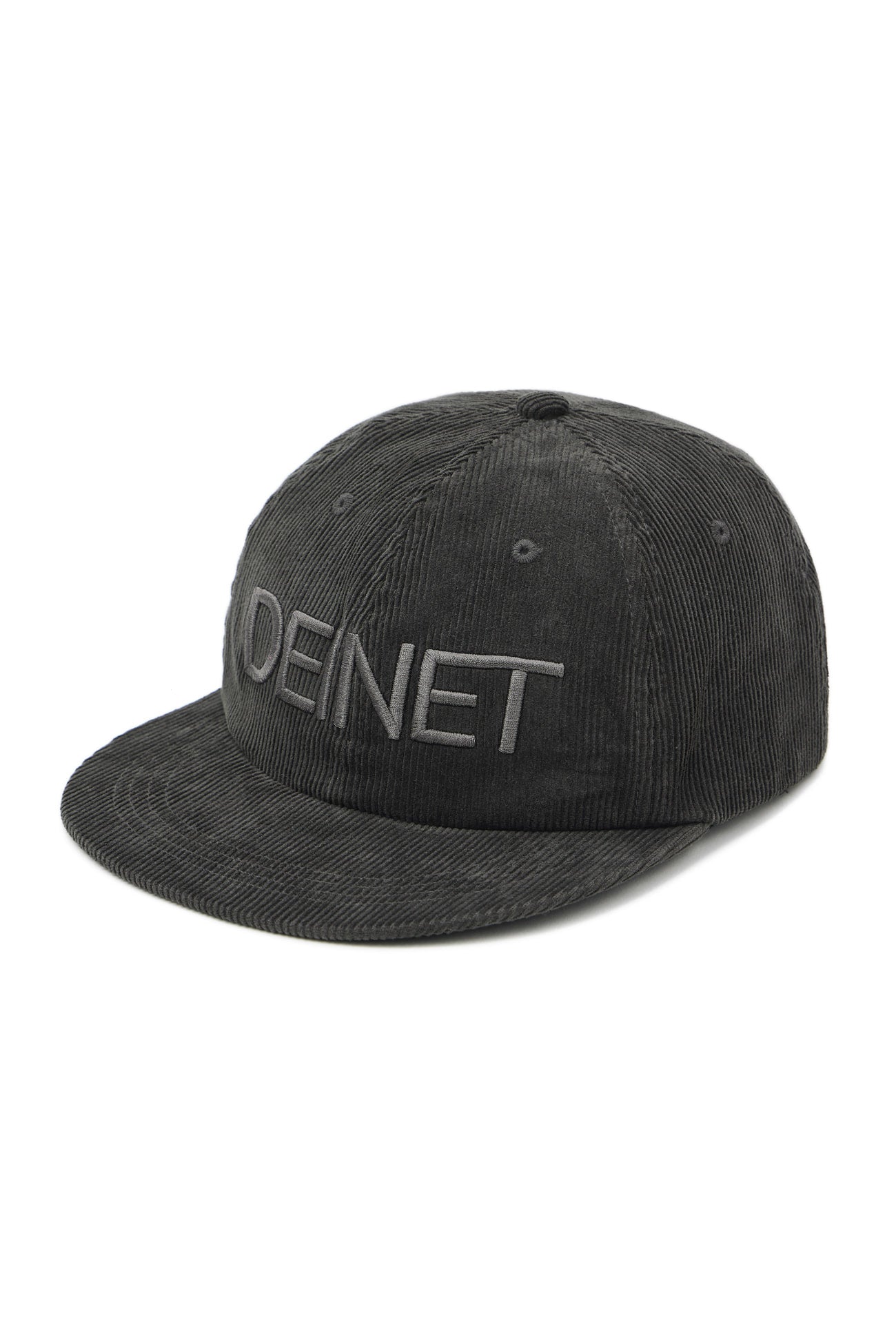 Deinet - Deinet Corduroy Logo Cap (Charcoal) product image 2 | TRAB K-Fashion Australia