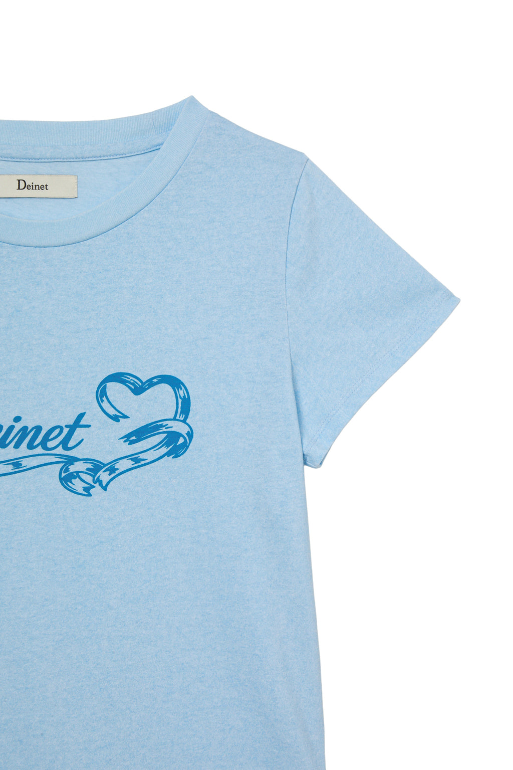 Deinet - Ruffle Washed T-Shirt (Light Blue) product image 4 | TRAB K-Fashion Australia