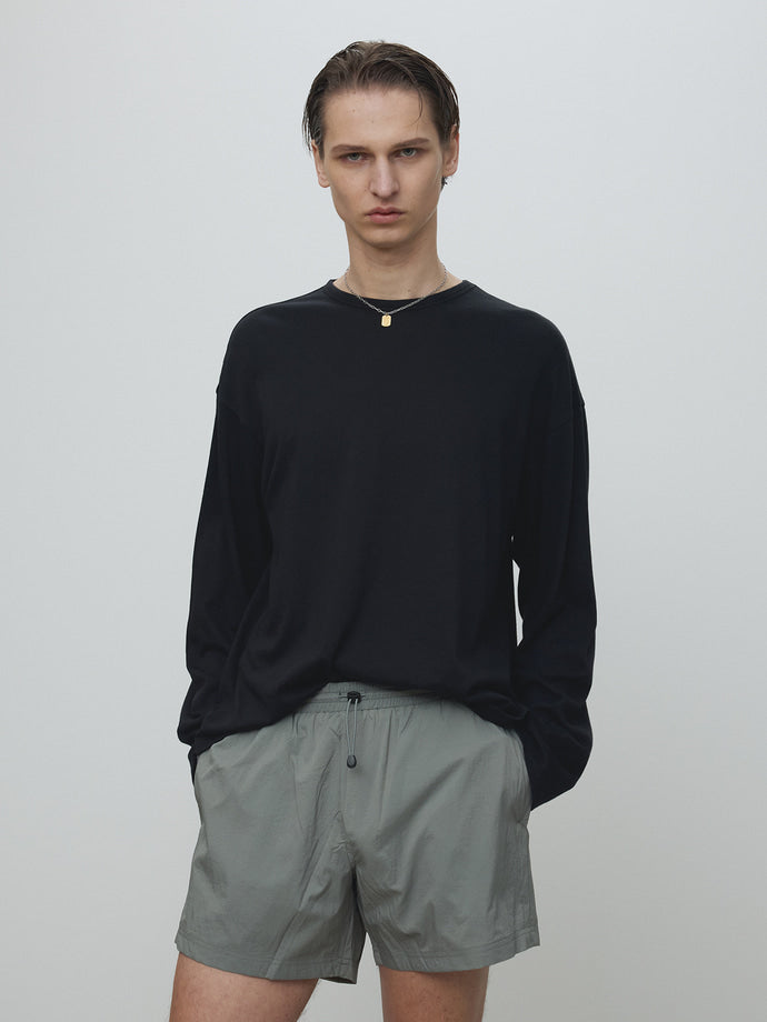 Tonywack - Drawstring Tech Shorts (Olive Grey) product image 3 | TRAB K-Fashion Australia