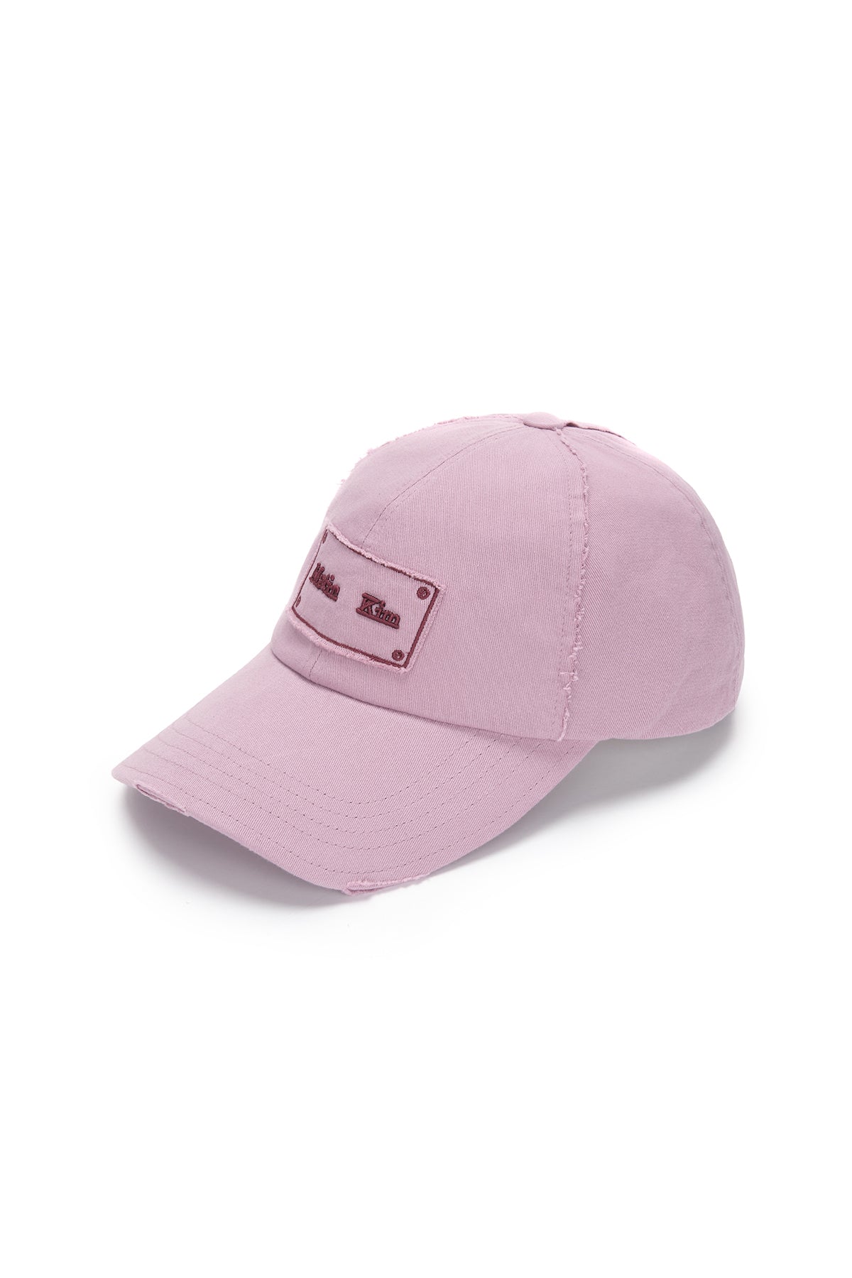 Matin Kim - Square Logo Cutout Ball Cap (Pink) product image 5 | TRAB K-Fashion Australia