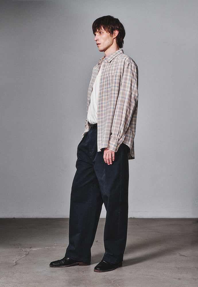 Art if acts - French Check Shirt (Cliff/Blue) product image 2 | TRAB K-Fashion Australia