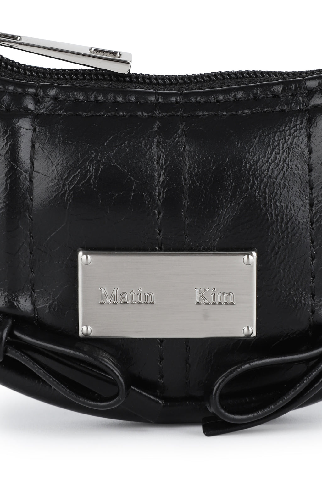 Matin Kim - Half Shirring Ribbon Charm (Black) product image 3 | TRAB K-Fashion Australia