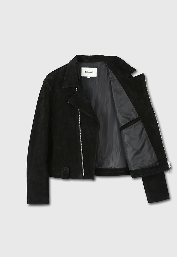 Tonywack - Suede Biker Jacket (Black) product image 9 | TRAB K-Fashion Australia