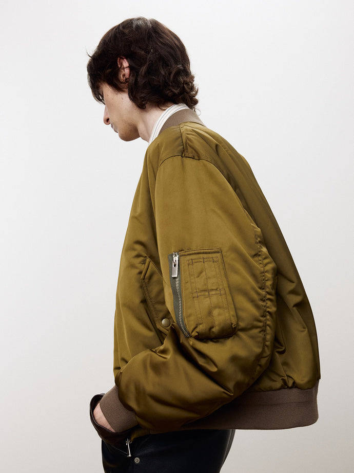 Tonywack - Nylon Bomber Jacket (Olive Gold) product image 6 | TRAB K-Fashion Australia