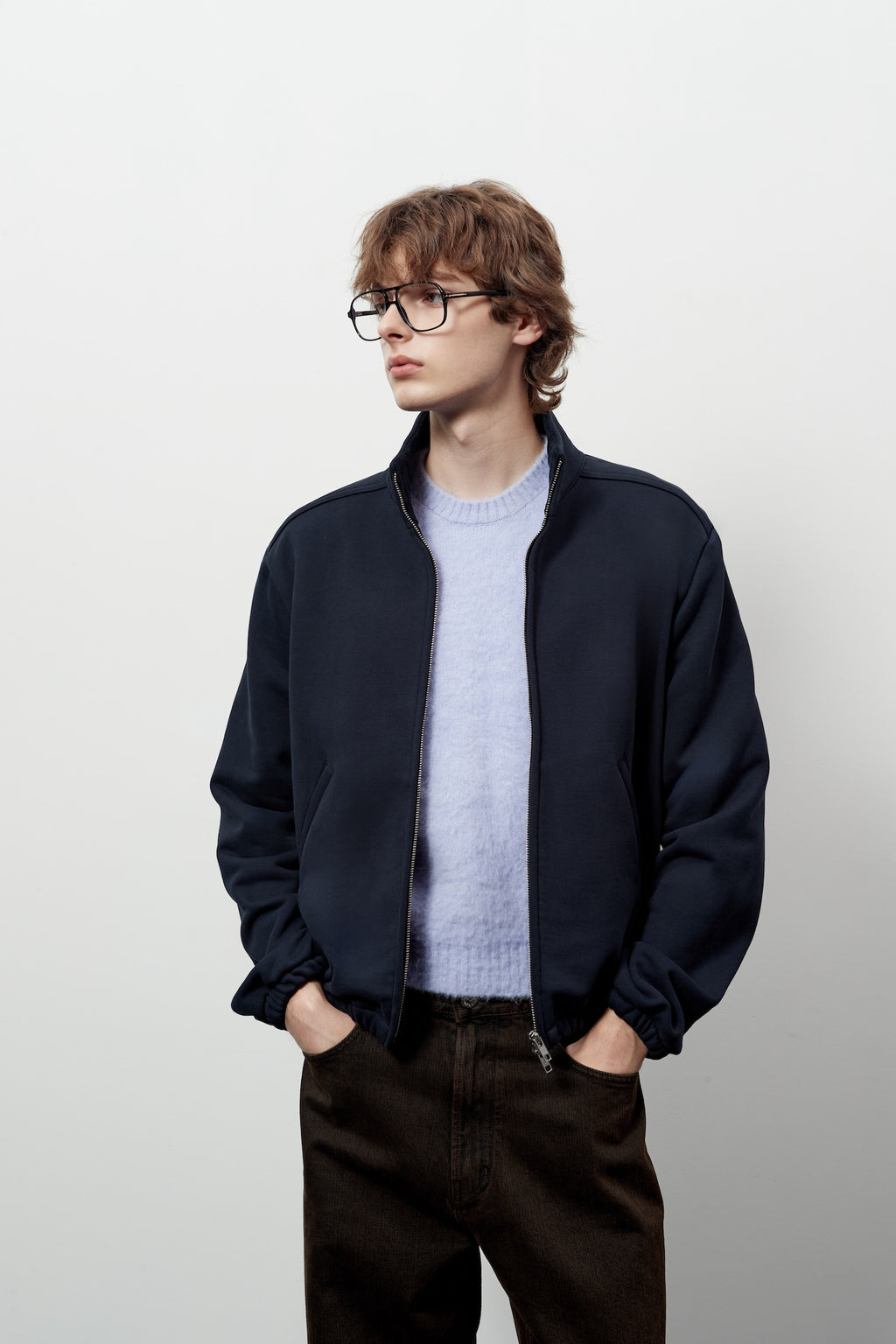 Stu - French Terry Jacket (Navy) product image 10 | TRAB K-Fashion Australia