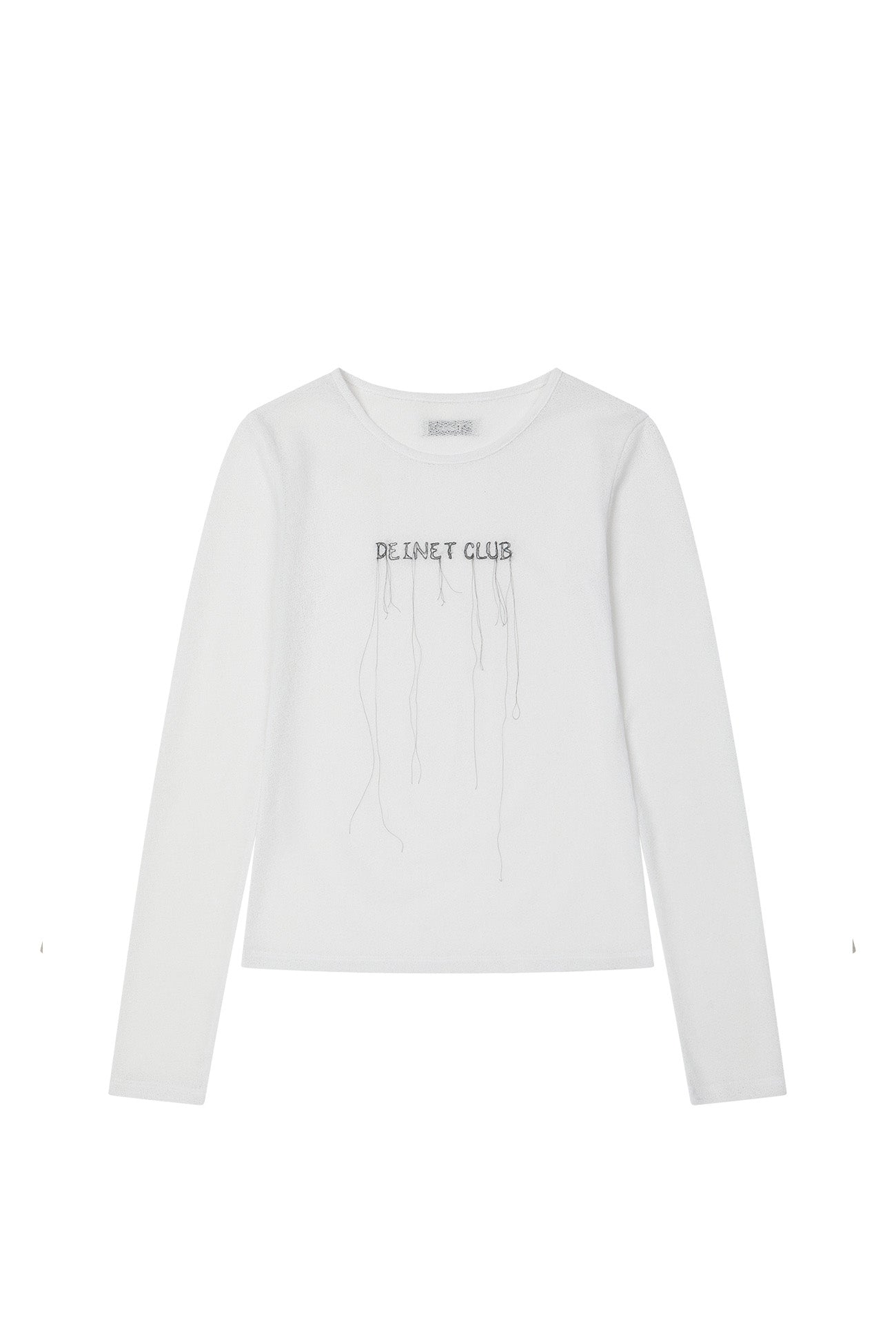 Deinet - Sheer Long Sleeve (White) product image 8 | TRAB K-Fashion Australia