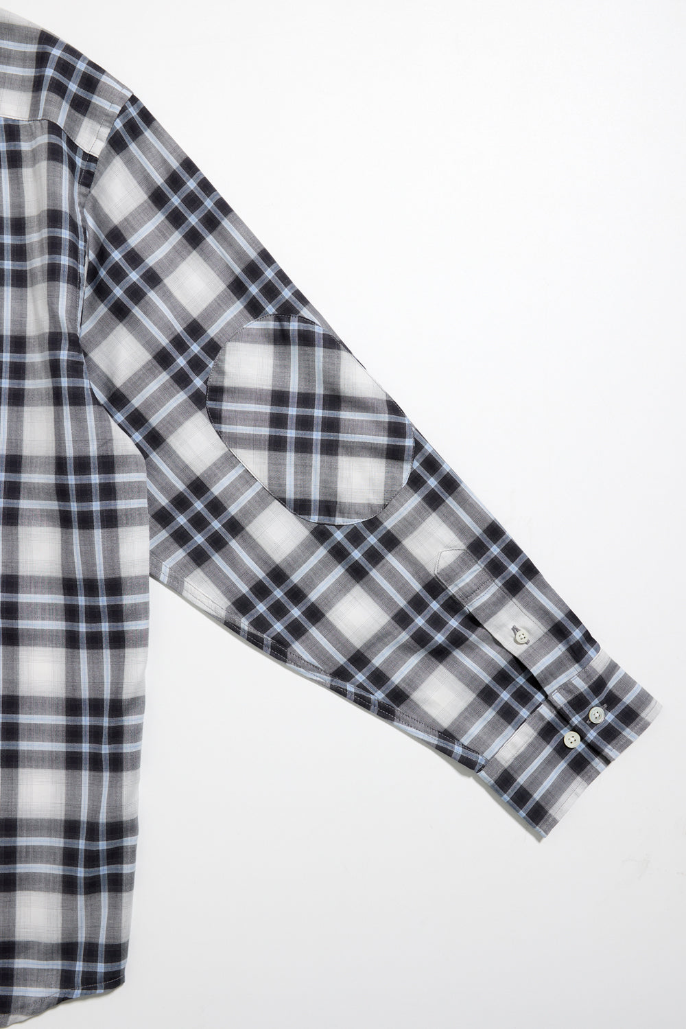 Hatchingroom - Archive Shirt V2 Herringbone Oreo Check (Blue) product image 4 | TRAB K-Fashion Australia