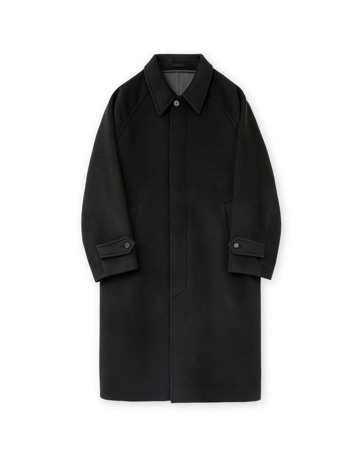 Brownyard - Balmacaan Coat (Black) product image 5 | TRAB K-Fashion Australia