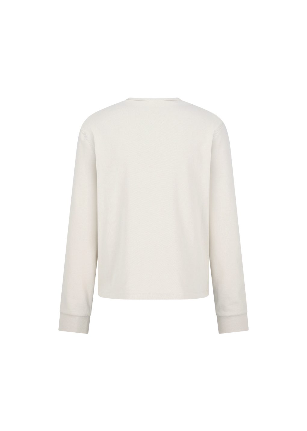 Amomento - Henley neck long sleeve (Ivory) product image 8 | TRAB K-Fashion Australia