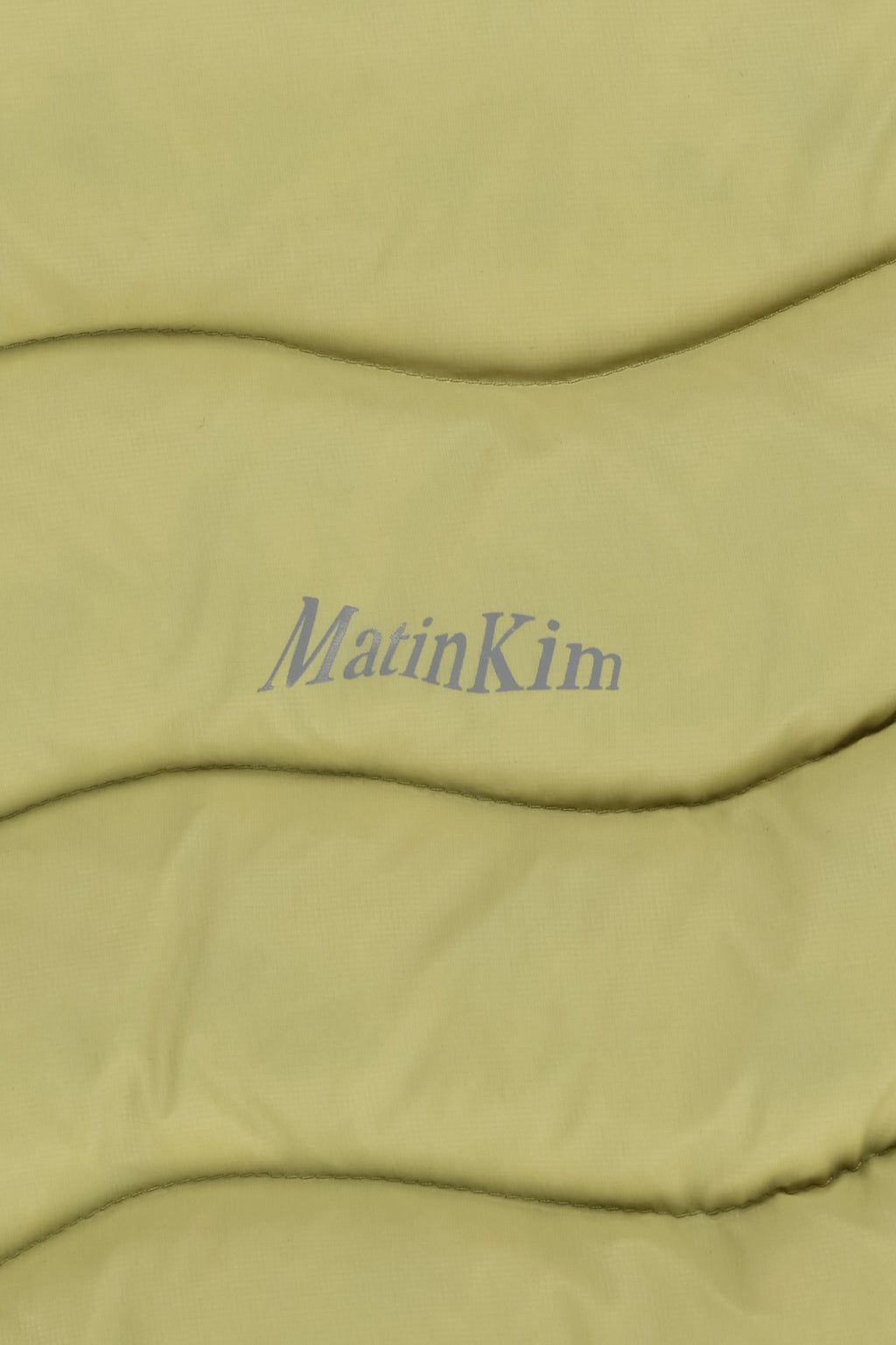 Matin Kim - Flowing Quilted Hoody Down Jumper (Lime) product image 5 | TRAB K-Fashion Australia