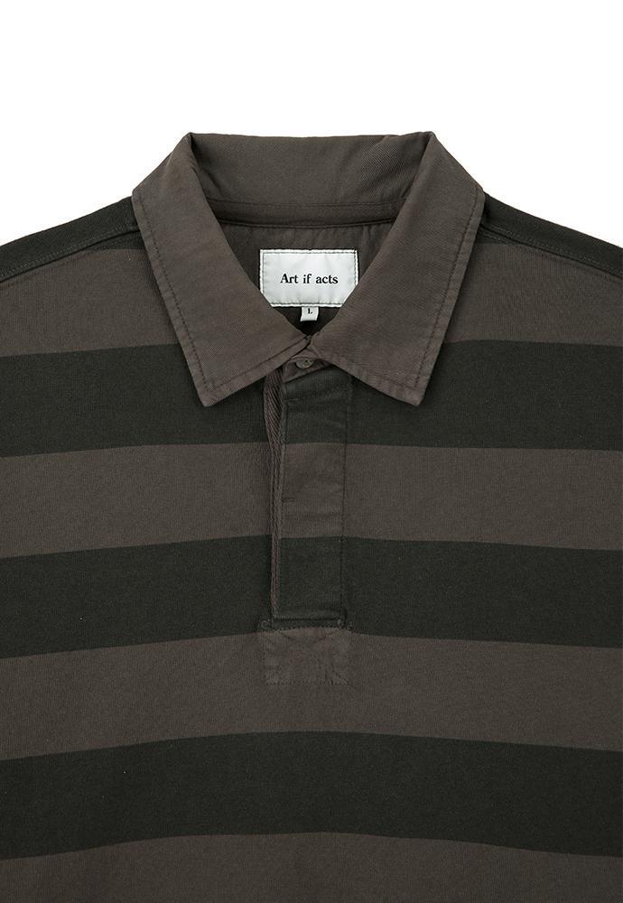 Art if acts - Garment Dyed Rugby Tee (Mud) product image 8 | TRAB K-Fashion Australia