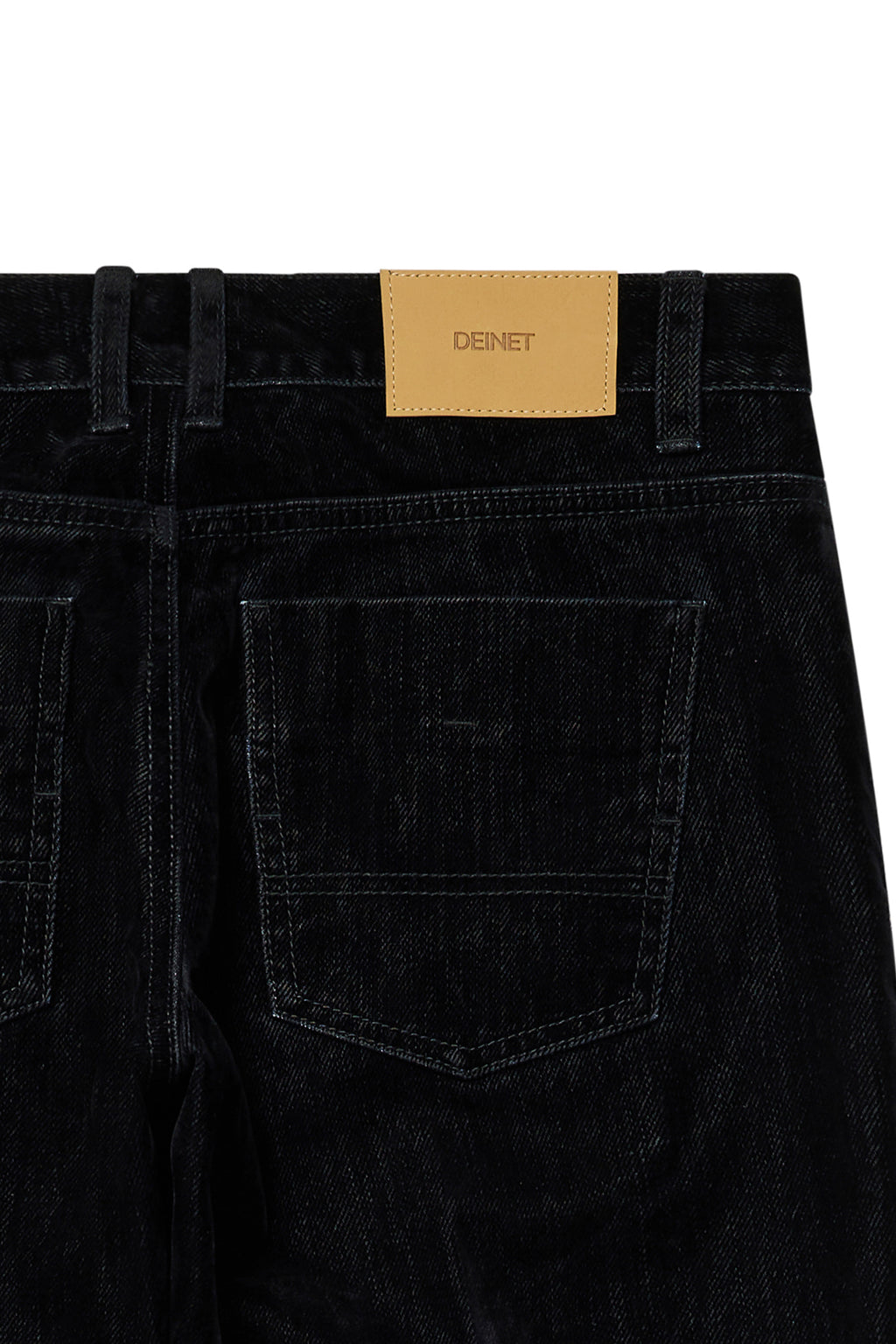 Deinet - Velvet Washed Boot Cut Denim Pants (Black) product image 14 | TRAB K-Fashion Australia