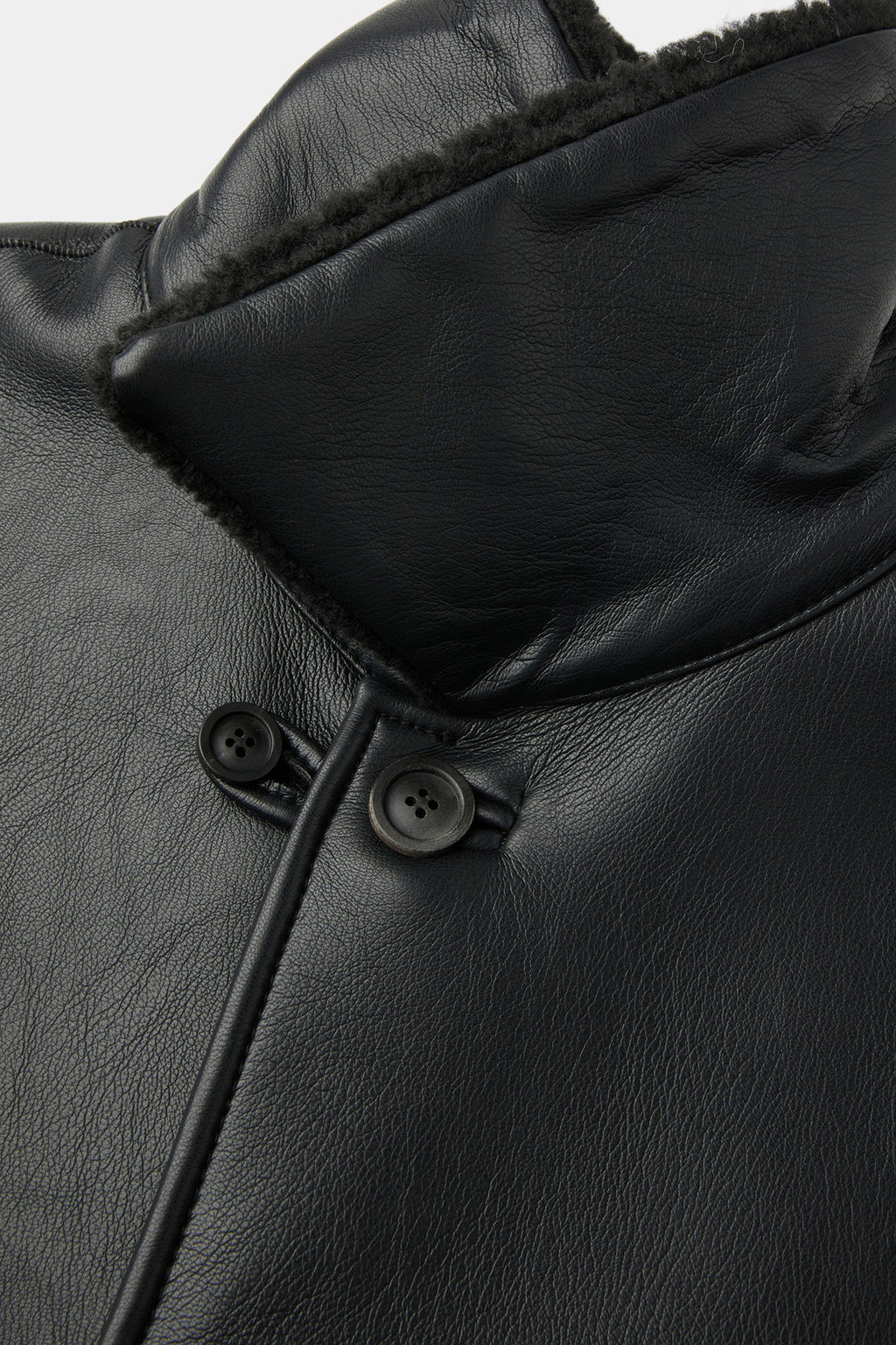 Coor - Linking Binding Fake Shearling Half Coat (Black) product image 6 | TRAB K-Fashion Australia