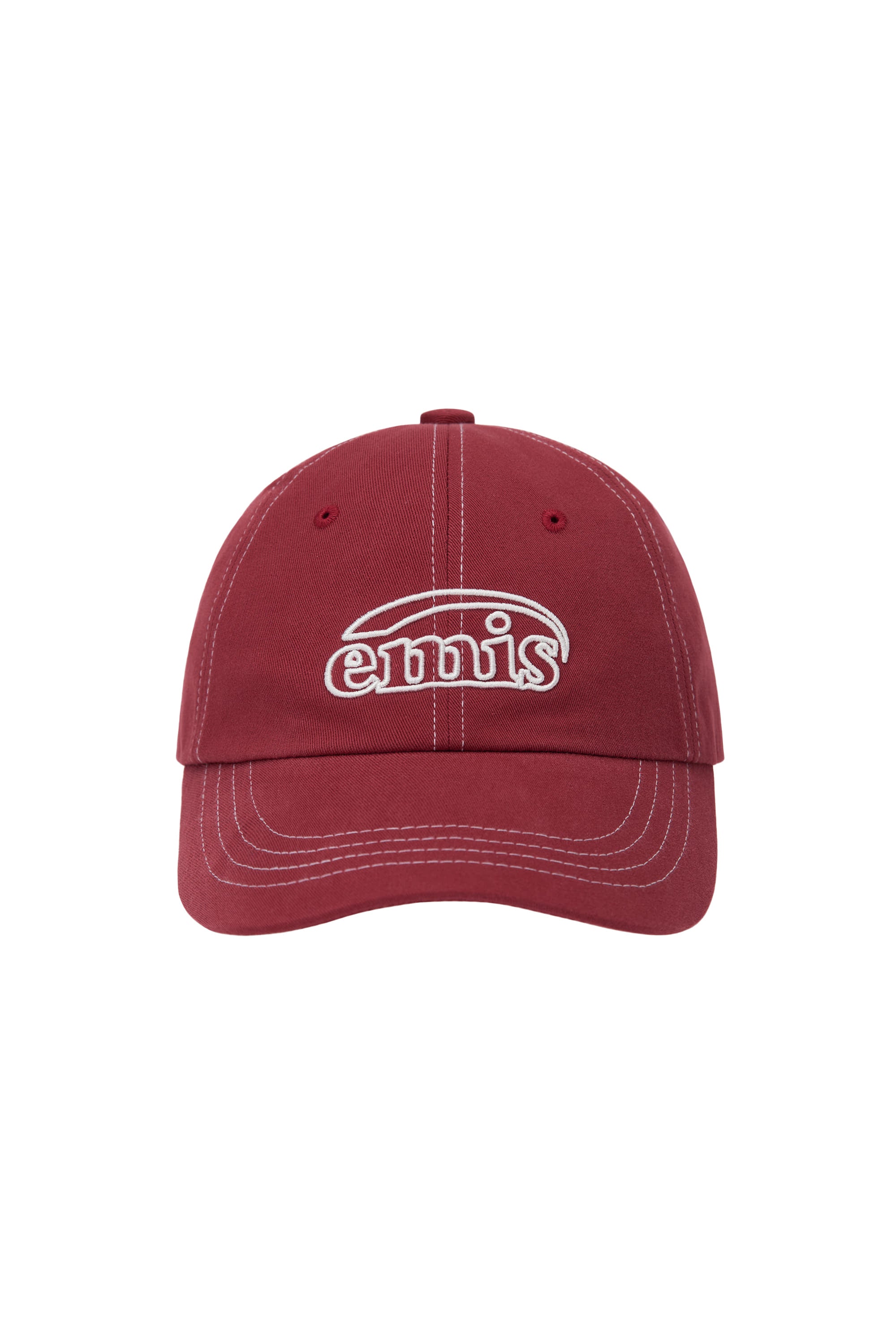 Emis - White Stitch Ball Cap (Red) product image 1 | TRAB K-Fashion Australia