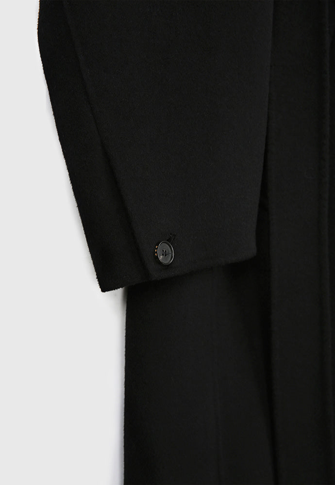 Tonywack - Double-Faced Wool And Cashmere Belted Coat (Black) product image 14 | TRAB K-Fashion Australia