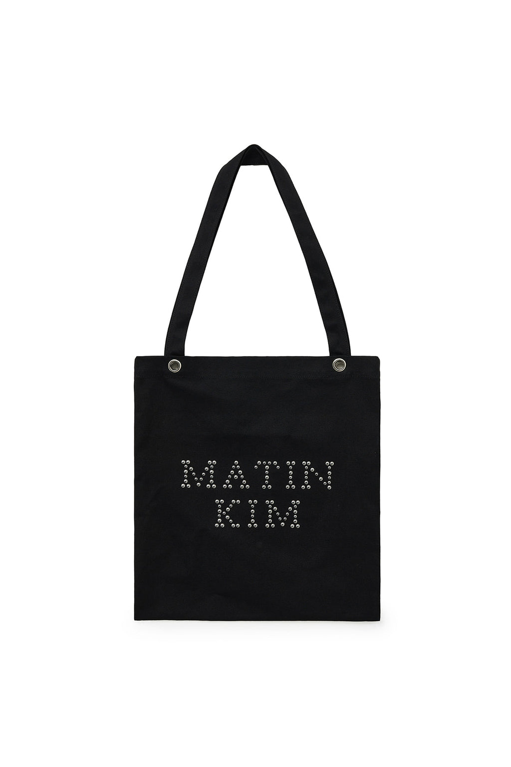 Matin Kim - Matin Logo Stud Ecobag (Black) product image 1 | TRAB K-Fashion Australia