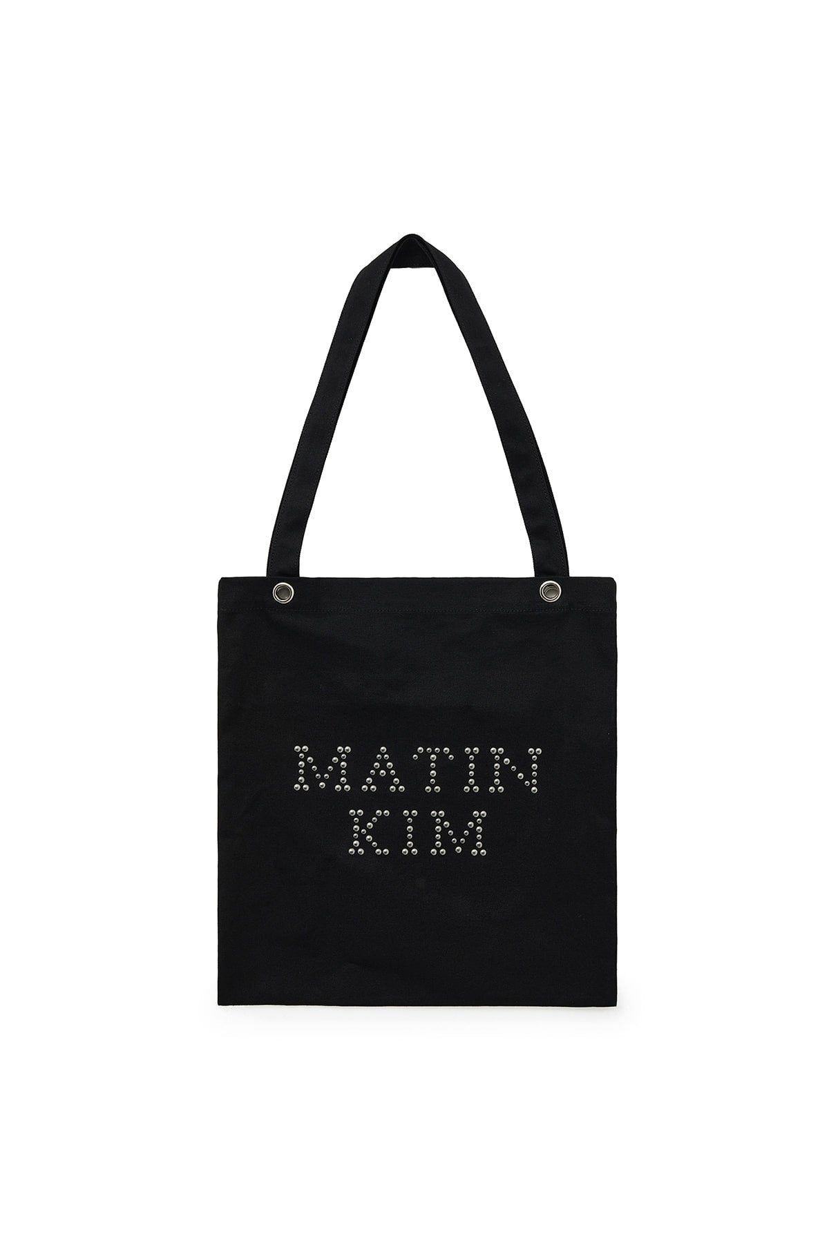 Matin Kim - Matin Logo Stud Ecobag (Black) product image 1 | TRAB K-Fashion Australia