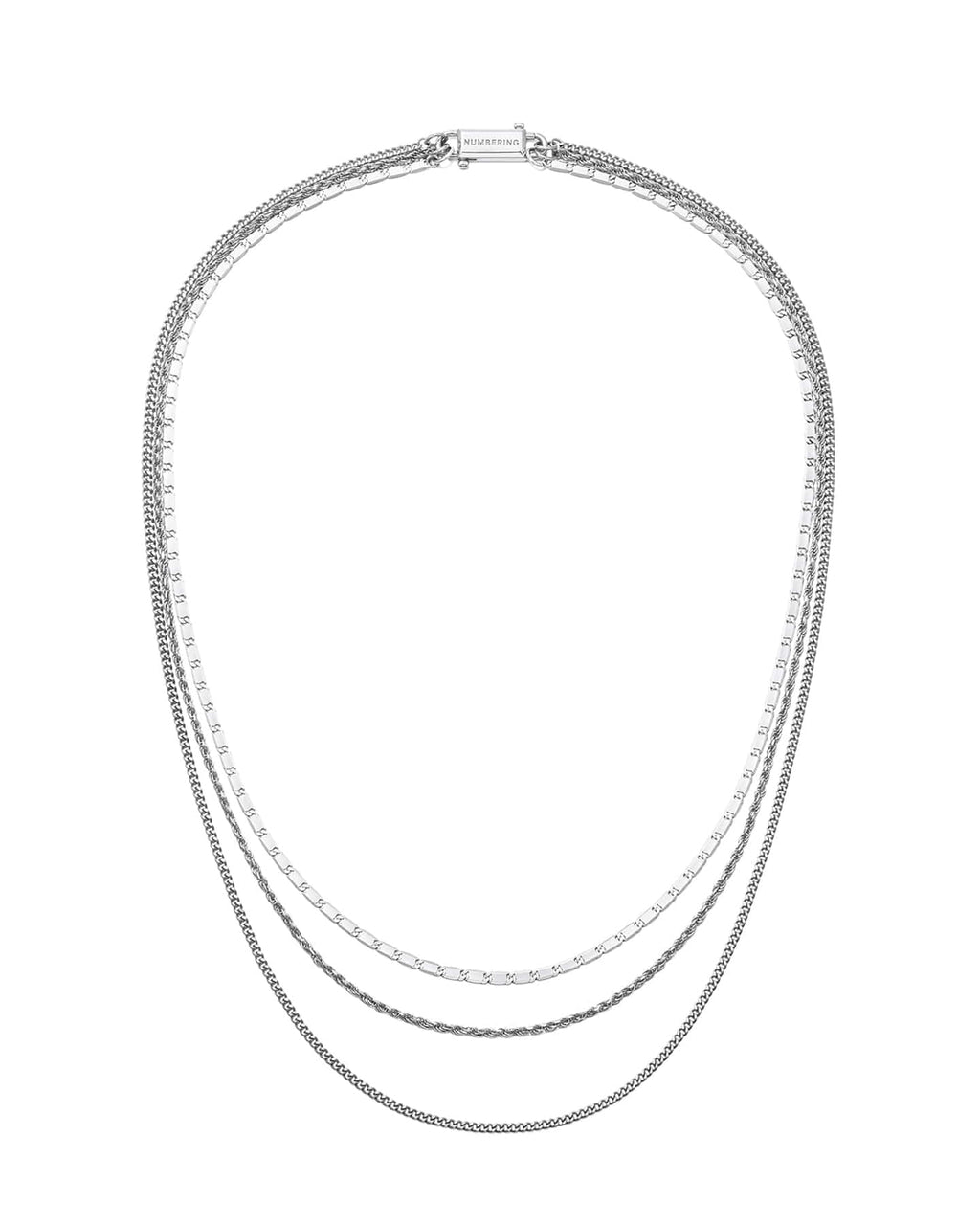 Numbering - Triple Layered Chain Necklace #7743 product image 7 | TRAB K-Fashion Australia
