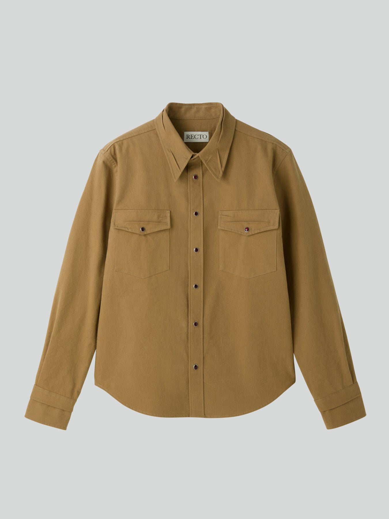 Recto - Crease Detail Western Shirt (Desert) product image 10 | TRAB K-Fashion Australia