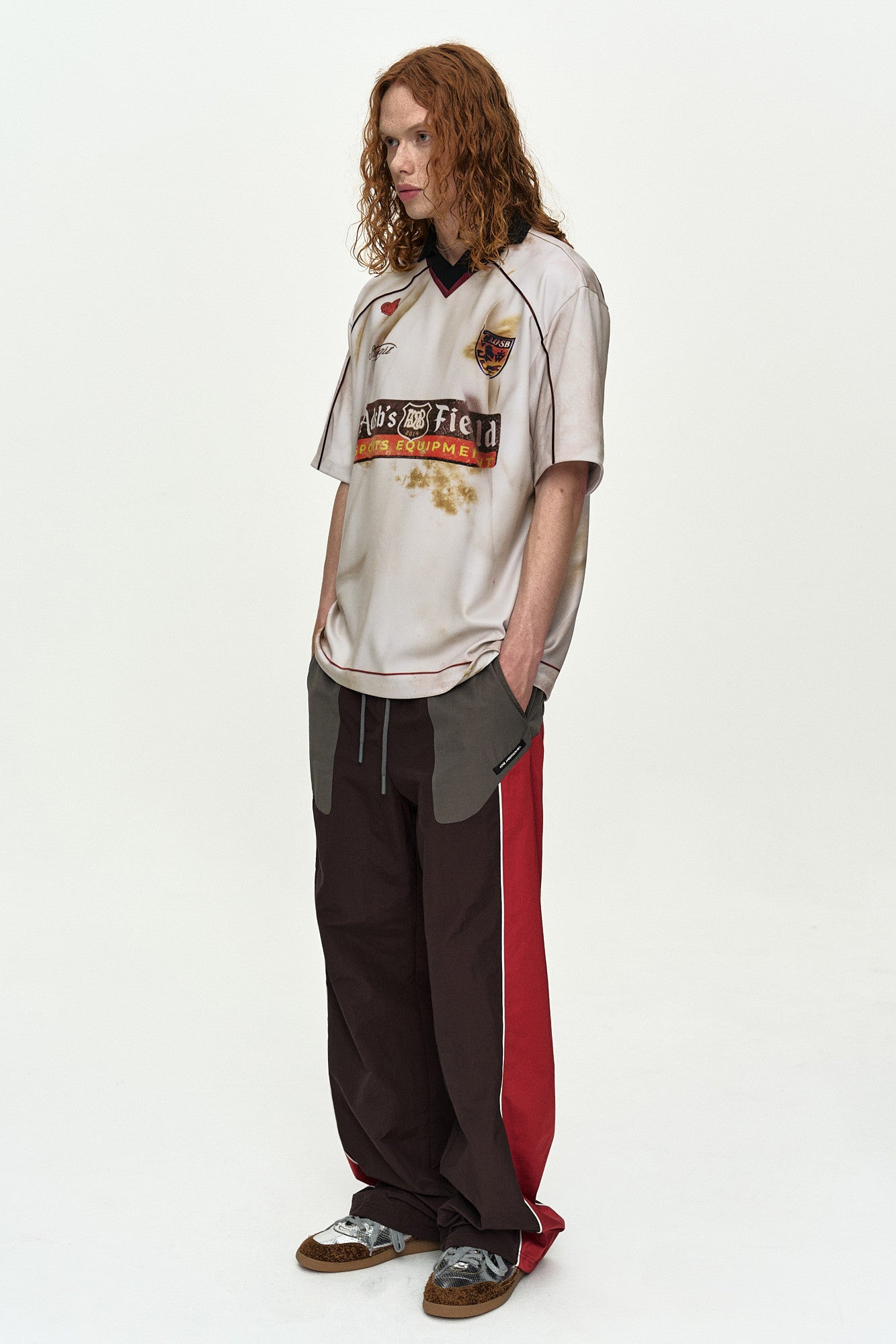 Andersson Bell - Dust Printed Football Jersey T-Shirt (White) product image 4 | TRAB K-Fashion Australia