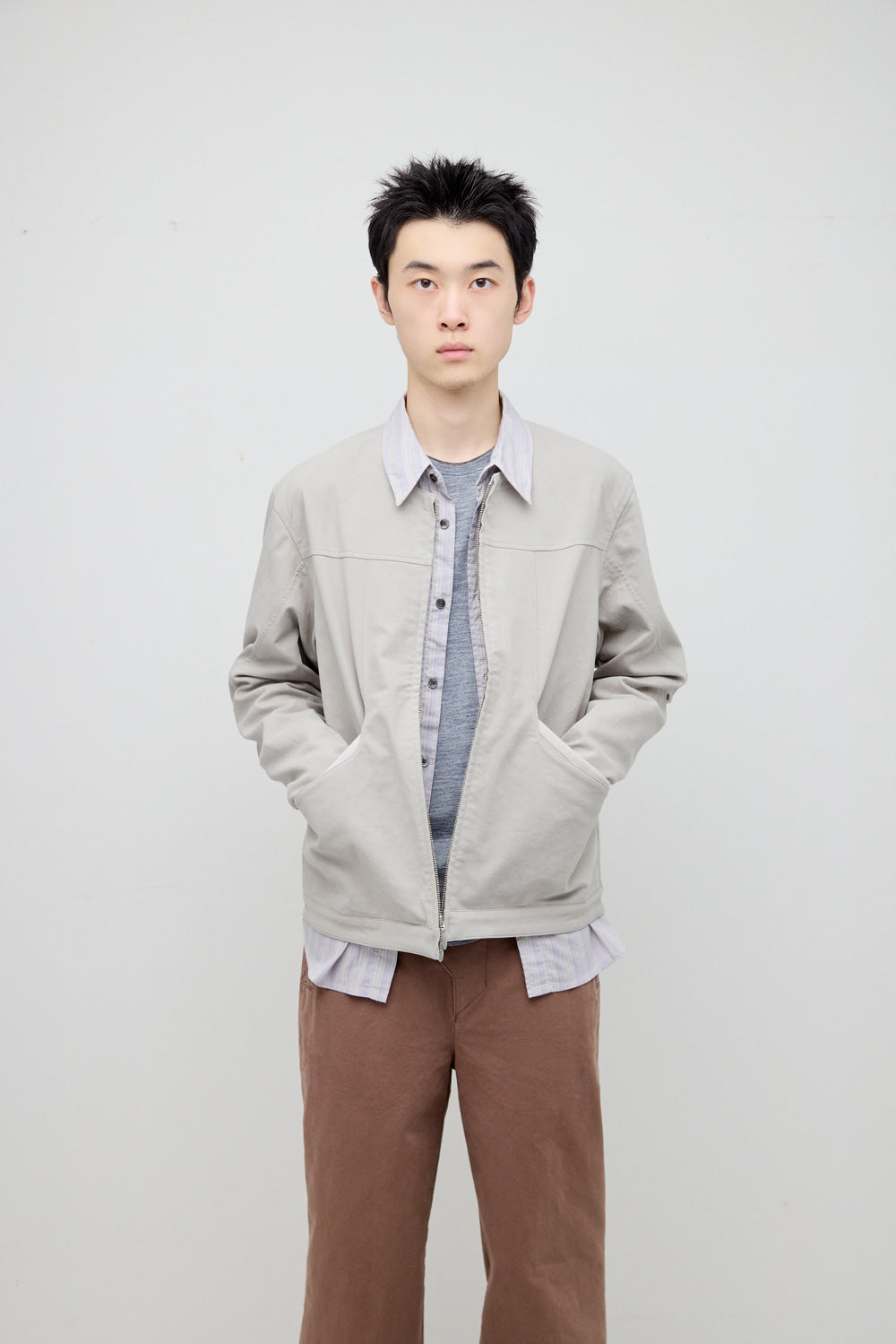 Hatchingroom - River Jacket (Stone) product image 8 | TRAB K-Fashion Australia