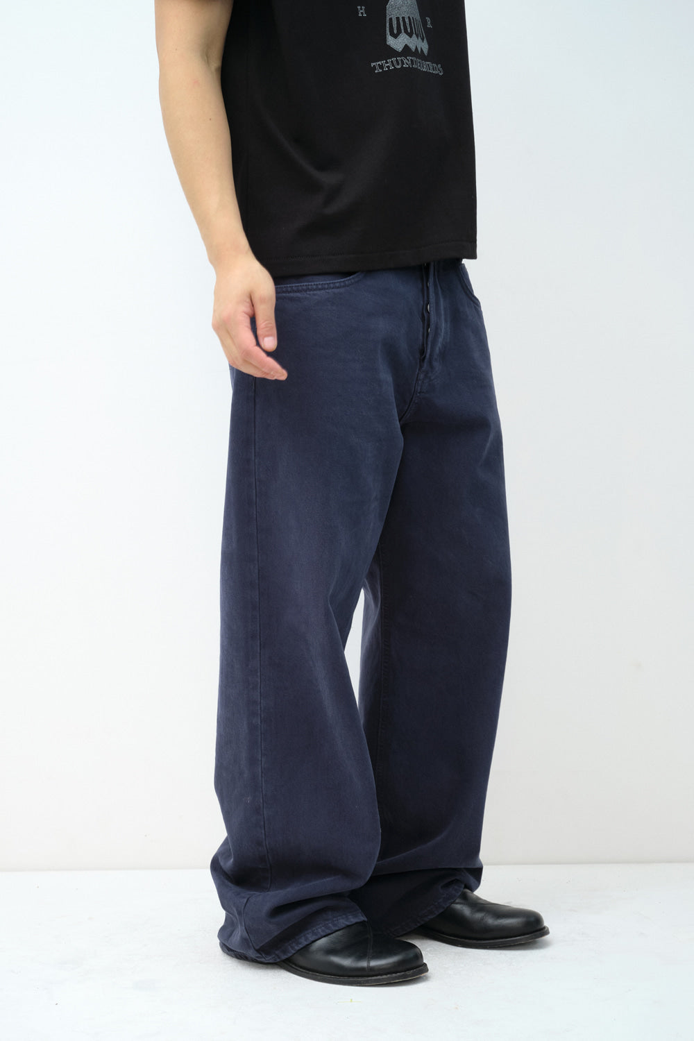 Hatchingroom - Regular Selvedge Jeans Over Dyed French (Blue) product image 7 | TRAB K-Fashion Australia