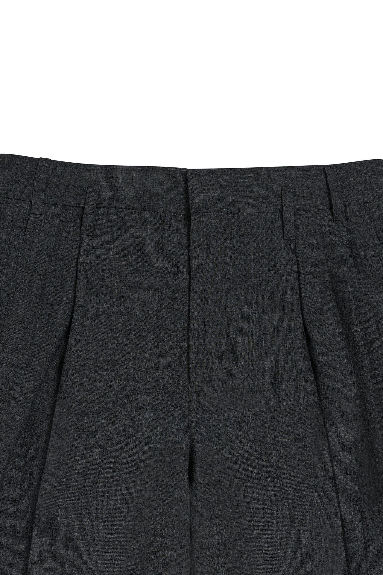 STU - 2 Tuck Crease Slacks (Charcoal) product image 16 | TRAB K-Fashion Australia