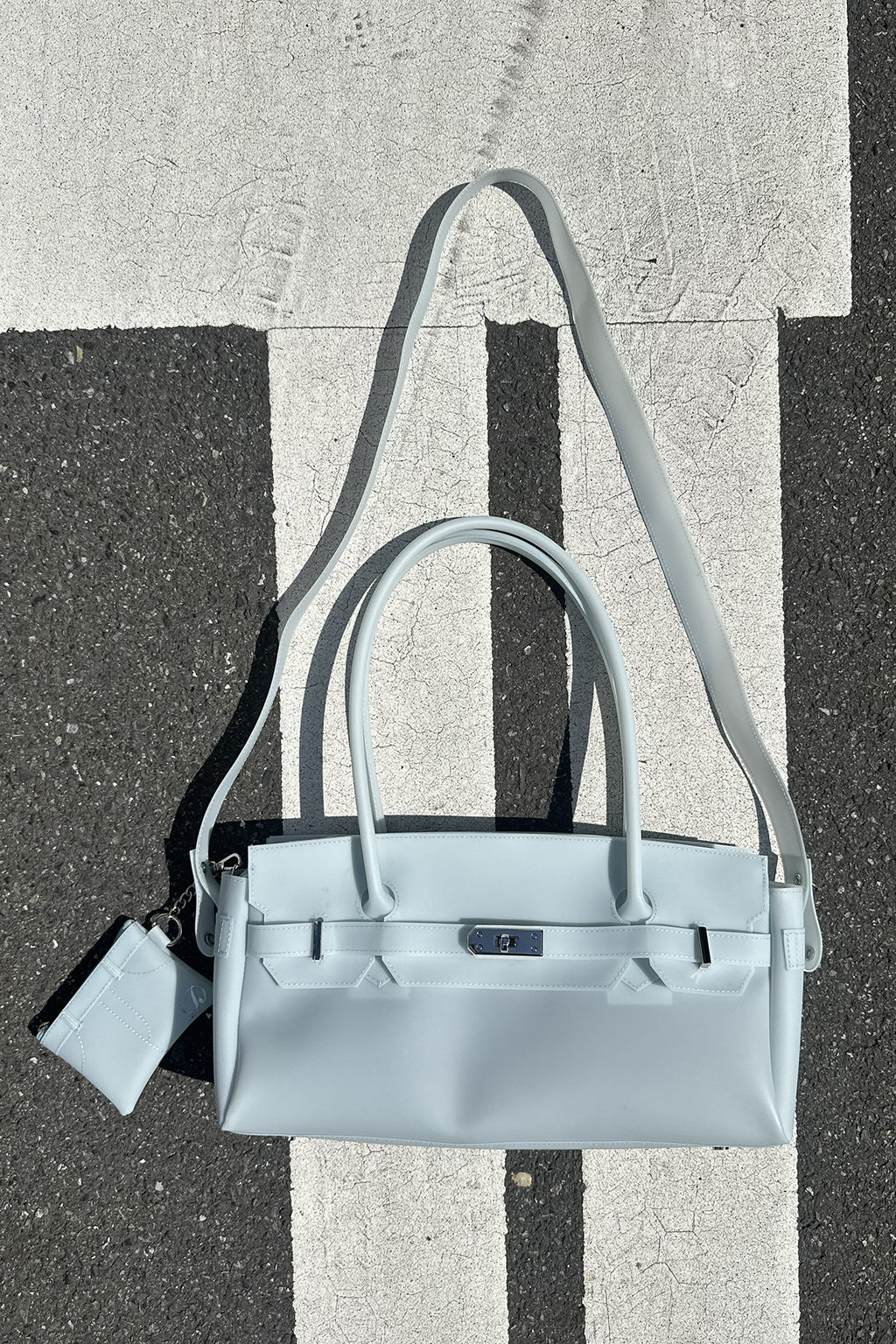 Deinet - [free Card Wallet] Jelly Two-Way Bag (Ice Blue) product image 9 | TRAB K-Fashion Australia